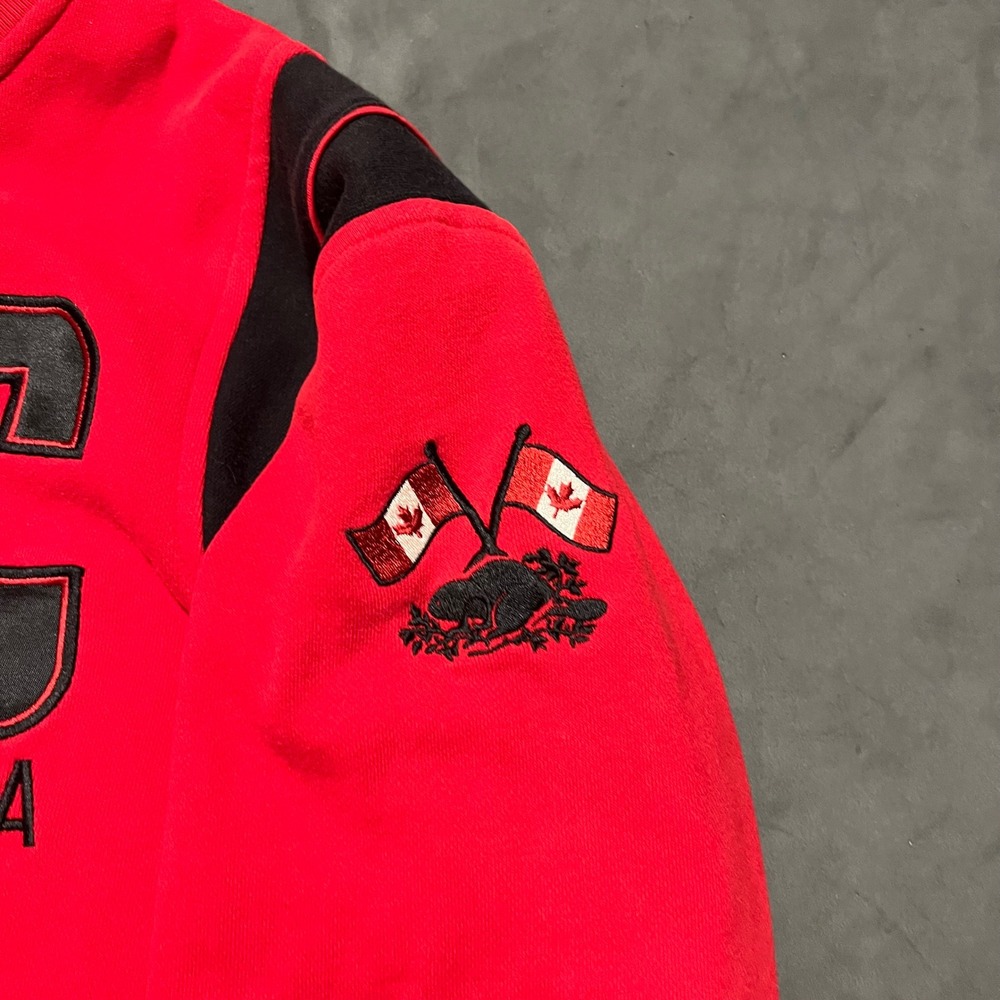 Roots Varsity Jacket Mens Large Red 2014 Canada Olympic Collection - Picture 6 of 10